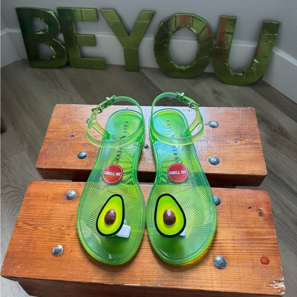 Avocado Green Sandals